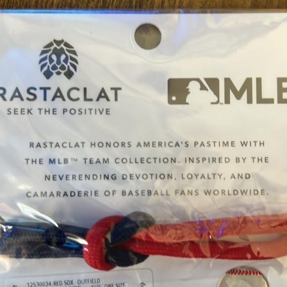 Brand new solid knotted Rastaclat men’s bracelet. Boston Red Sox - Picture 4 of 4